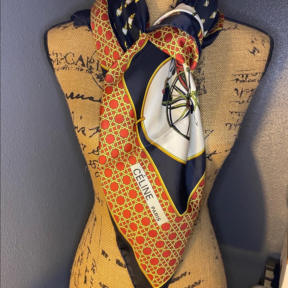 CELINE SCARF SILK Paris